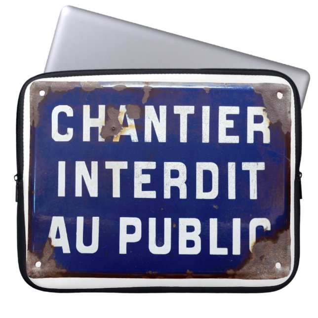 Funda Para Portátil ¡Mantente Fuera! (Frente)