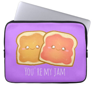 Funda Para Portátil Mantequilla De cacahuete Y Tostada De Jelly De Fre