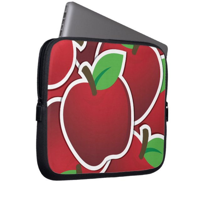 Funda Para Portátil Manzanas rojas funestas (Anverso derecho)