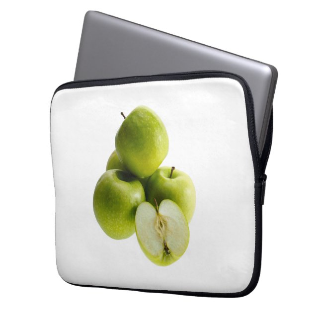 Funda Para Portátil "Manzanas verdes" Foto Cute. Comprar ahora (Anverso izquierdo)