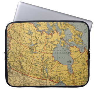 Funda Para Portátil Mapa antiguo de Canadá