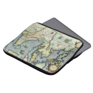 Funda Para Portátil Mapa Antiguo del Sudeste Asiático por Mercator / H
