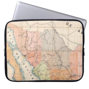 Funda Para Portátil Mapa de Comunicación de México
