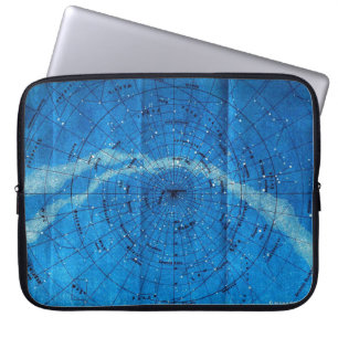 Funda Para Portátil Mapa de la constelación del vintage