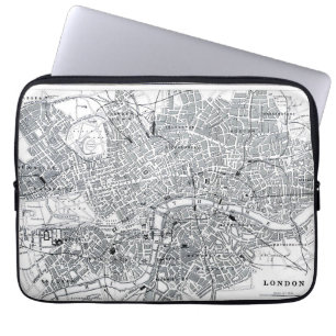 Funda Para Portátil Mapa de Londres
