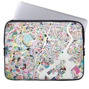 Funda Para Portátil Mapa de Tokio Japón