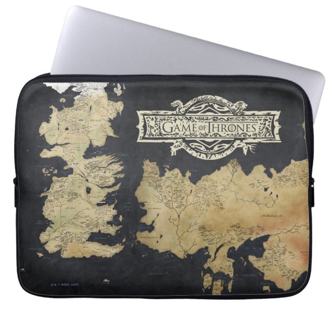 Funda Para Portátil Mapa de Westeros (Frente)