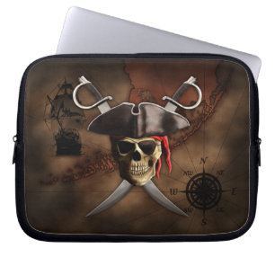 Funda Para Portátil Mapa del pirata
