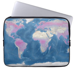 Funda Para Portátil Mapa mundial