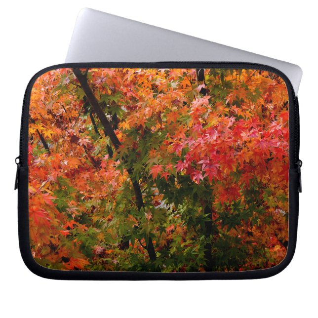 Funda Para Portátil Maples japoneses en otoño (Frente)