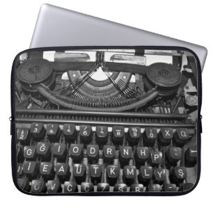 Funda Para Portátil máquina de escribir antigua antigua usada en corre