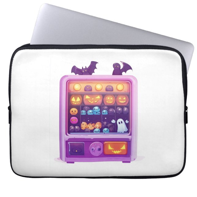 Funda Para Portátil Máquina de Garra de Dulces (Frente)