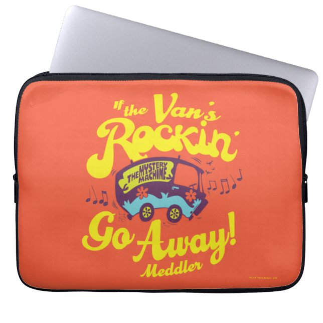 Funda Para Portátil Máquina de misterio "Si la camioneta es Rockin". (Frente)