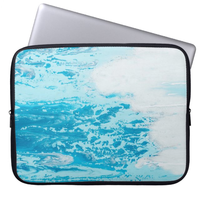 Funda Para Portátil Mar azul (Frente)