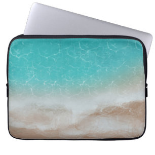 Funda Para Portátil Mar y playa desde arriba Arte abstracto genial
