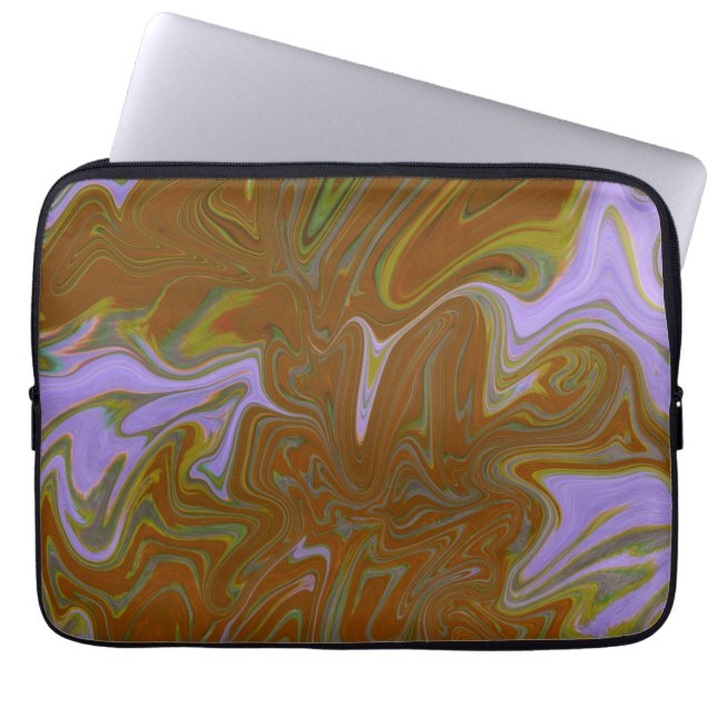 Funda Para Portátil Marble Forms – Terracotta Warm Abstract (Frente)