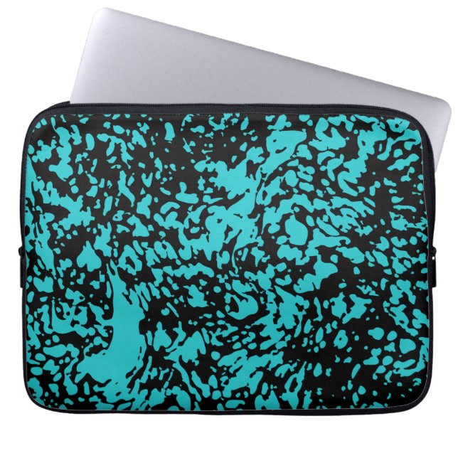 Funda Para Portátil Marble granito textura azul (Frente)
