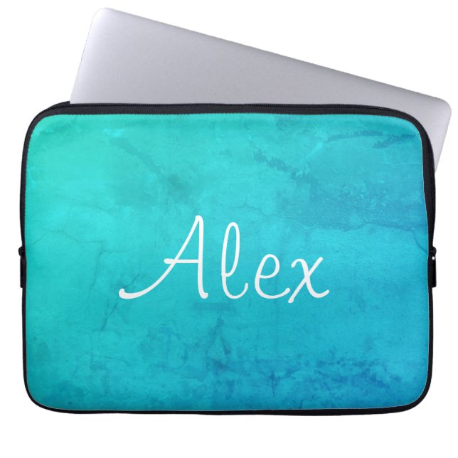 Funda Para Portátil Marbleous Allure Aqua (Frente)