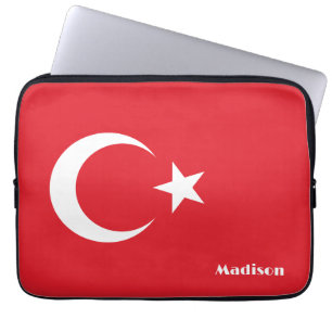 Funda Para Portátil Marca de Turquía de nombre personalizado