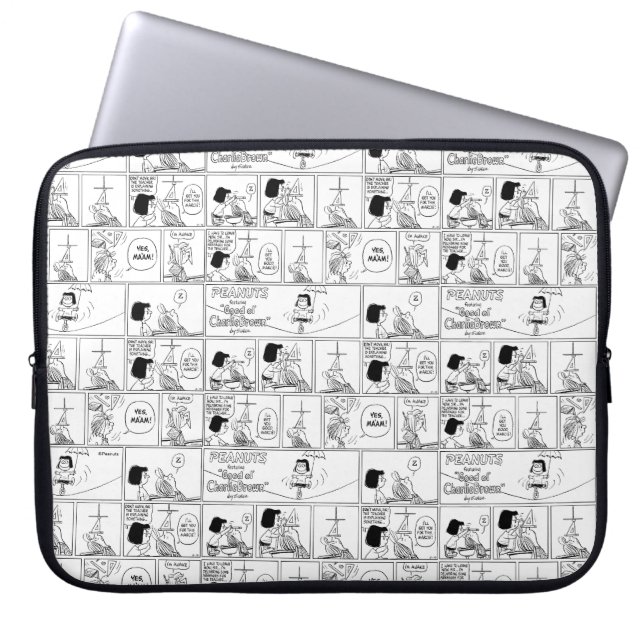 Funda Para Portátil Marcie & Peppermint Patty En El Aula (Frente)