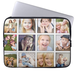 Funda Para Portátil Marco fotográfico de doce colores de familia