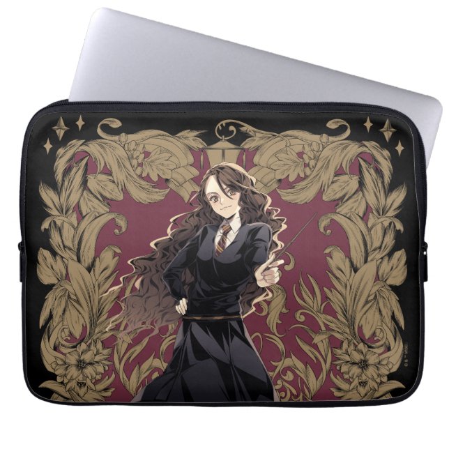 Funda Para Portátil Marco Ornate Anime Hermione Granger (Frente)