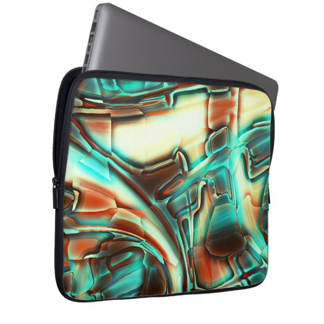 Funda Para Portátil Marfil digital con tono quemado y alguna película  (Anverso derecho)