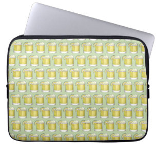 Funda Para Portátil Margarita Summer Cocktail Mezcla bebida Lime Green