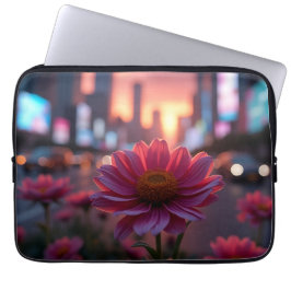 Funda Para Portátil Margaritas de Crepúsculo Modernas 13'