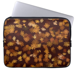 Funda Para Portátil Margaritas de Otoño