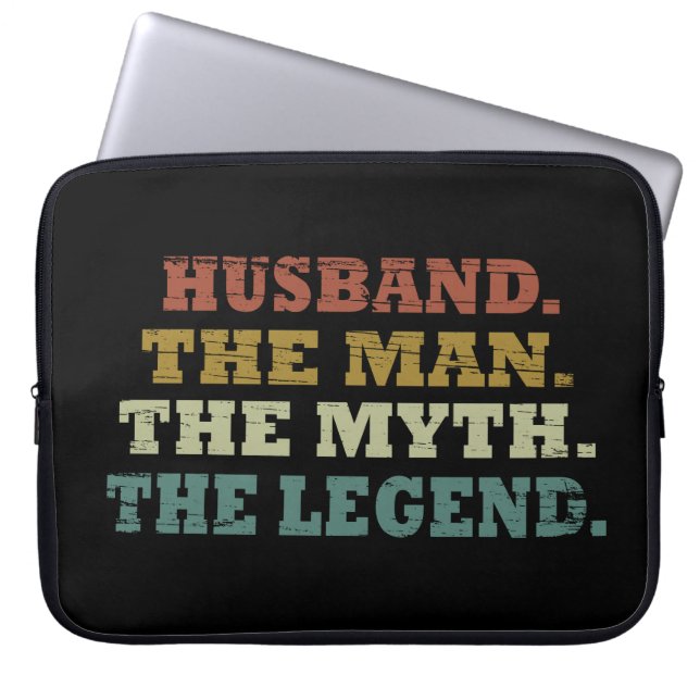 Funda Para Portátil marido la leyenda del mito del hombre (Frente)