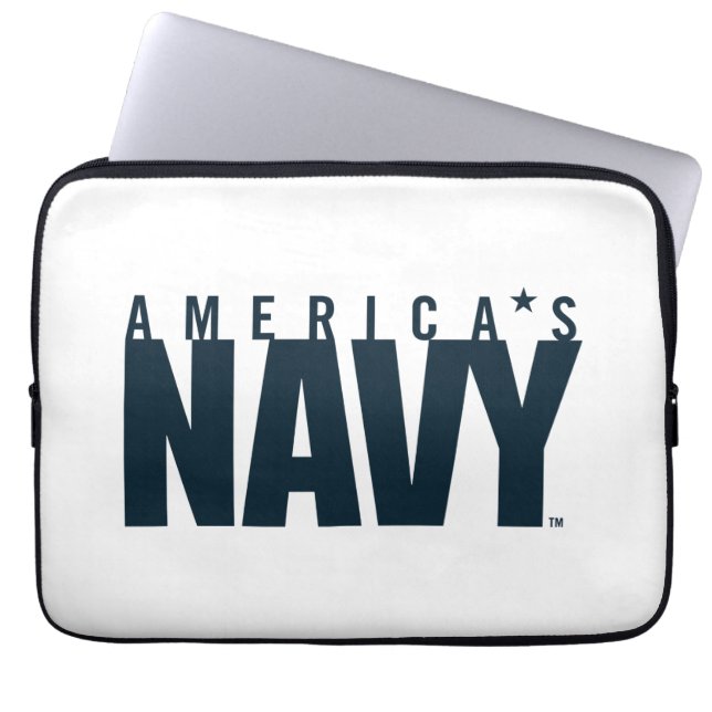 Funda Para Portátil Marina de Estados Unidos | Armada estadounidense (Frente)