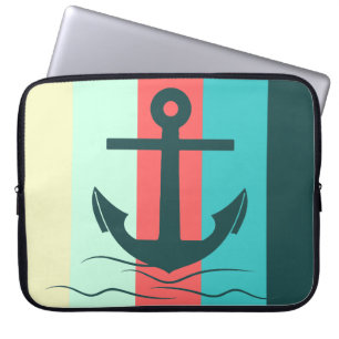 Funda Para Portátil Marinero rayado