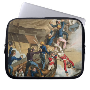 Funda Para Portátil Marineros británicos que suben a un buque de