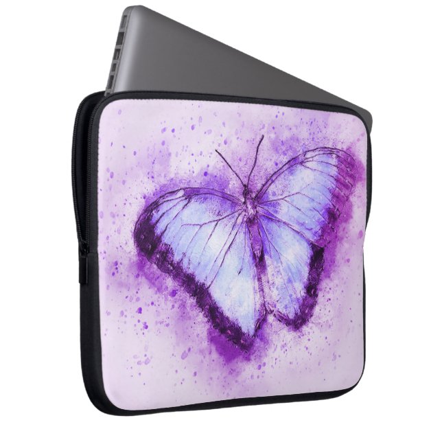 Funda Para Portátil Mariposa (Anverso derecho)