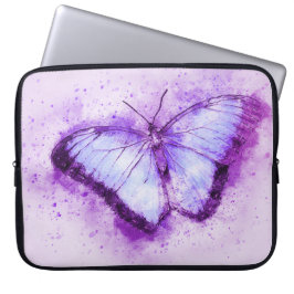 Funda Para Portátil Mariposa