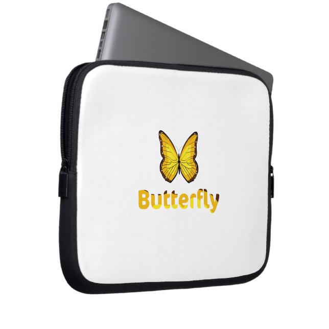 Funda Para Portátil Mariposa (Anverso derecho)