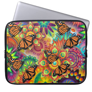 Funda Para Portátil Mariposa