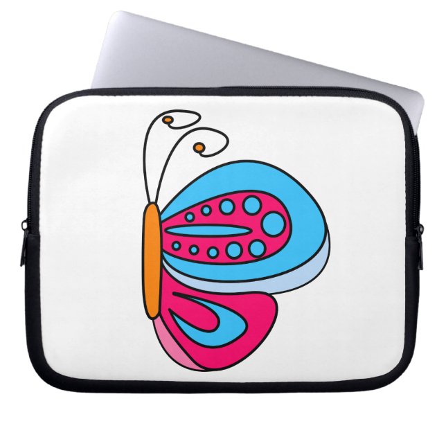 Funda Para Portátil Mariposa (Frente)