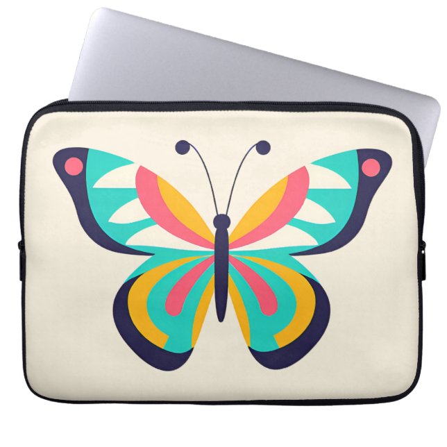 Funda Para Portátil Mariposa (Frente)