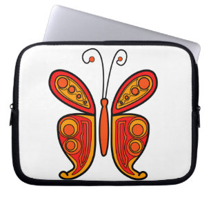 Funda Para Portátil Mariposa
