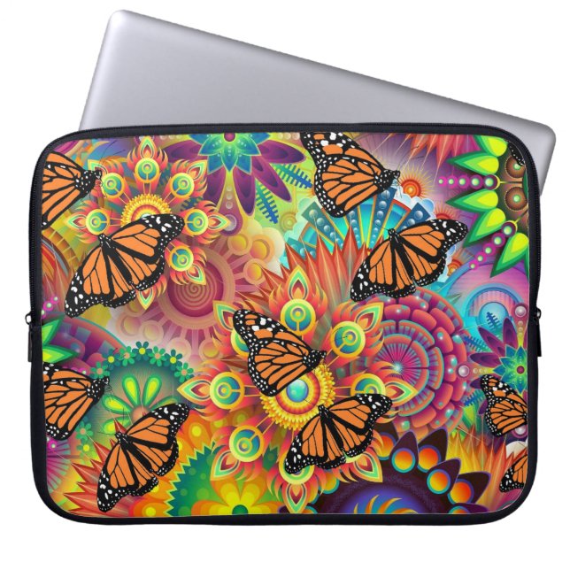 Funda Para Portátil Mariposa (Frente)