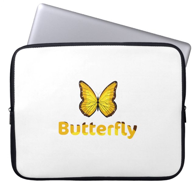 Funda Para Portátil Mariposa (Frente)