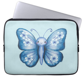 Funda Para Portátil Mariposa azul