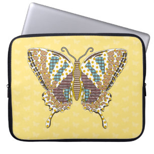 Funda para portátil Mariposa Cola de Golondrina Az