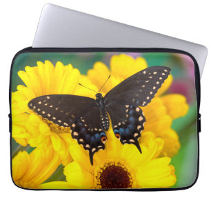 Funda Para Portátil Mariposa cola de golondrina negra