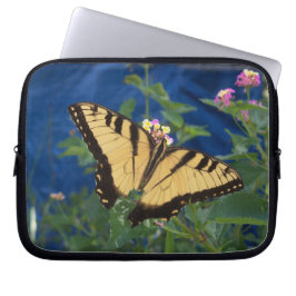 Funda Para Portátil Mariposa de cola de golondrina amarilla y negra en