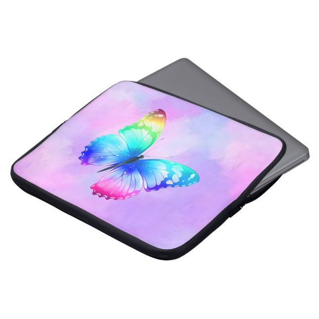 Funda Para Portátil Mariposa En Bloom (Superior anverso)