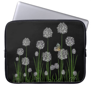 Funda Para Portátil Mariposa En La Manga De Portátiles De Dandelions