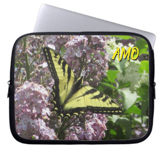 Funda Para Portátil Mariposa en Lilac